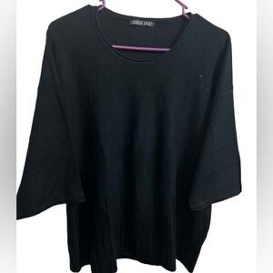 Gudrun Grenz black‎ long sleeve top